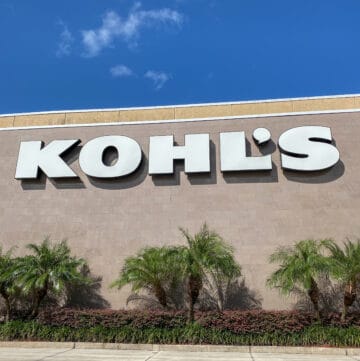 Orlando,FL/USA- 8/1/20: The exterior of a Kohl's department store in Orlando, Florida.